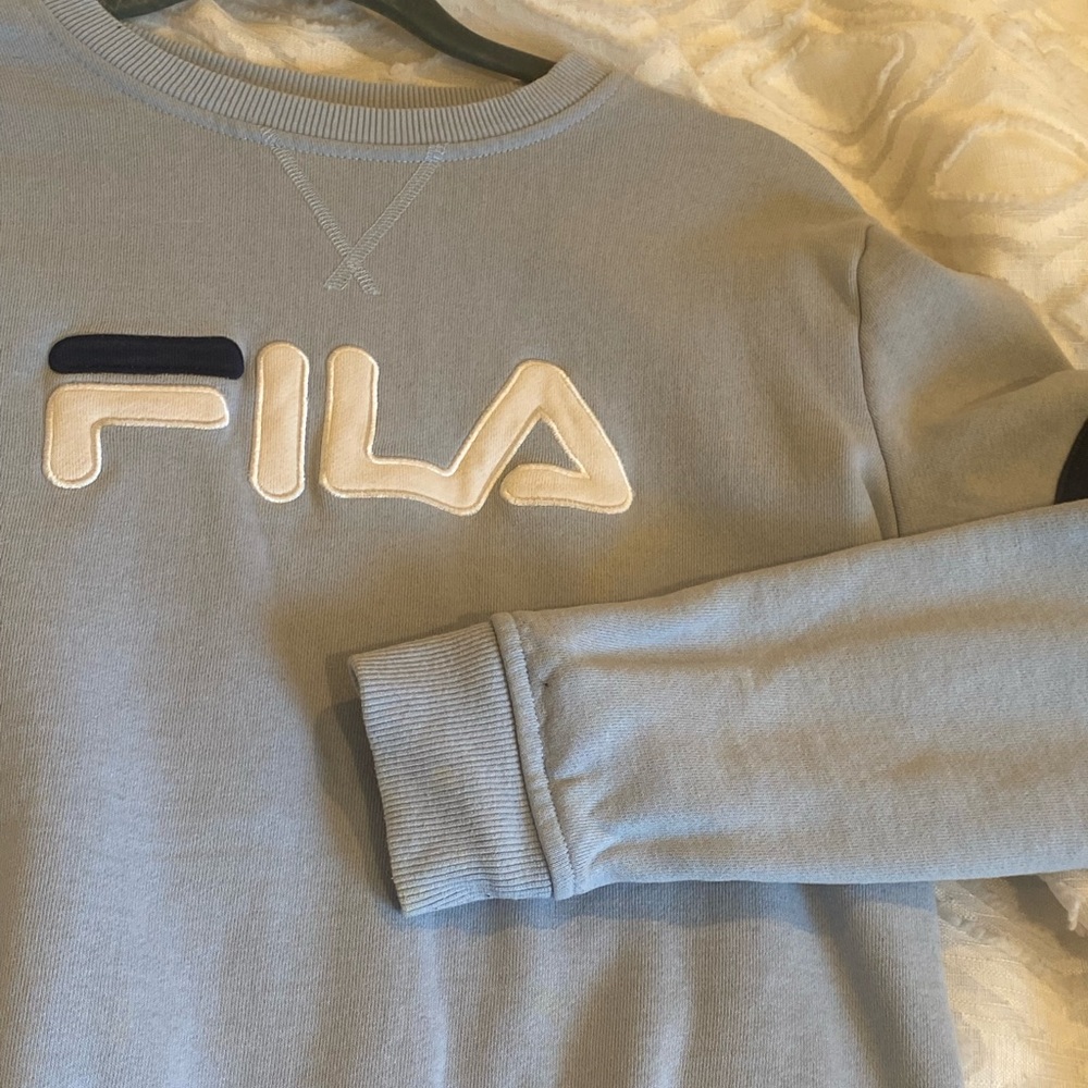 Fila, light blue crewneck size small